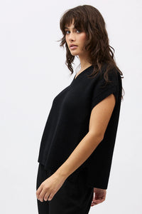 Mia Fratino Vest Xavier Jet Black 26905