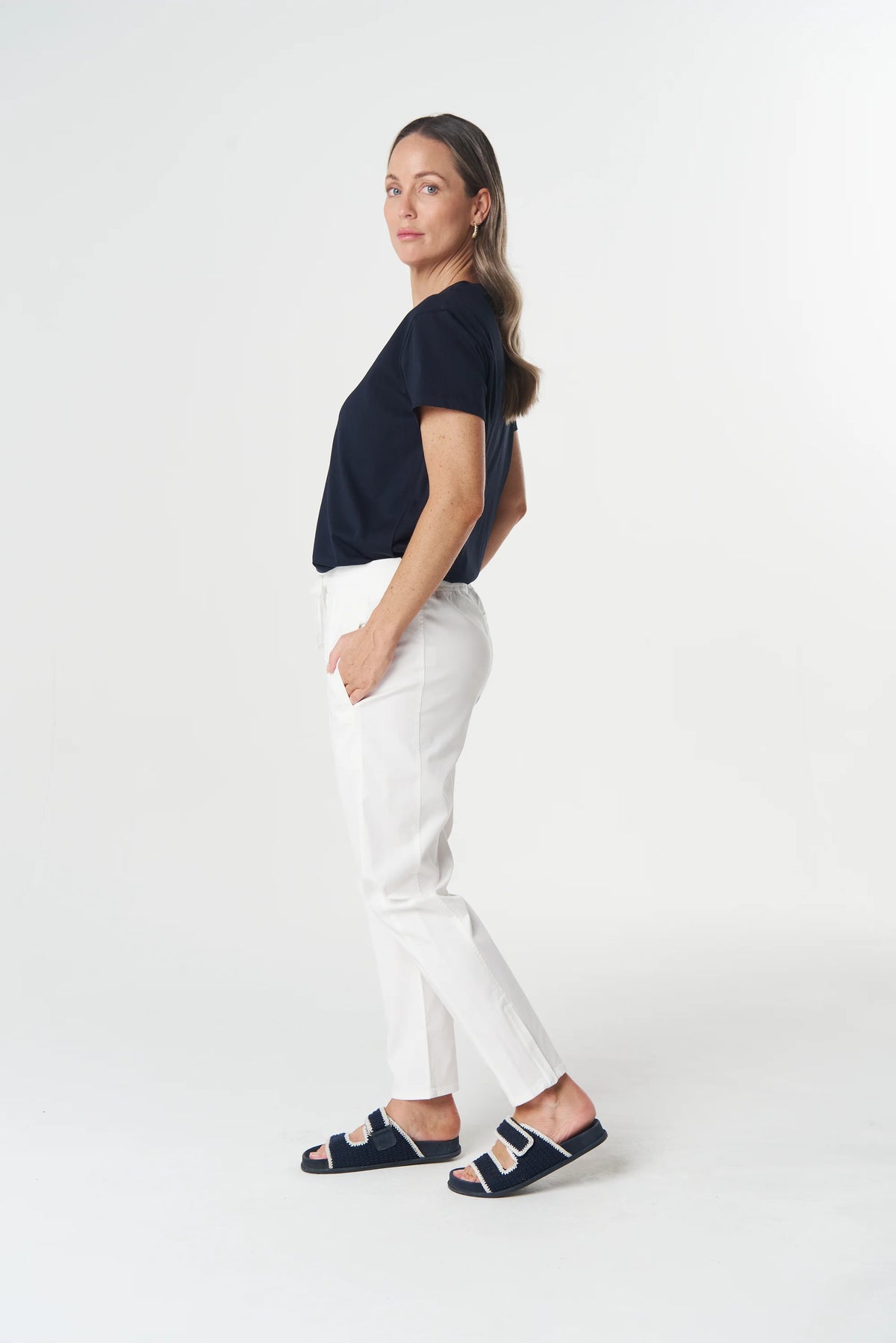 Cloth + Paper + Scissors Jogger White GC5310
