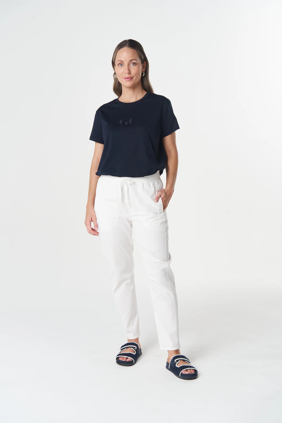 Cloth + Paper + Scissors Jogger White GC5310