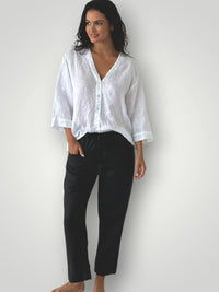 Frockk Pant Darcy Linen Black