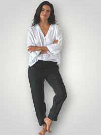Frockk Pant Darcy Linen Black