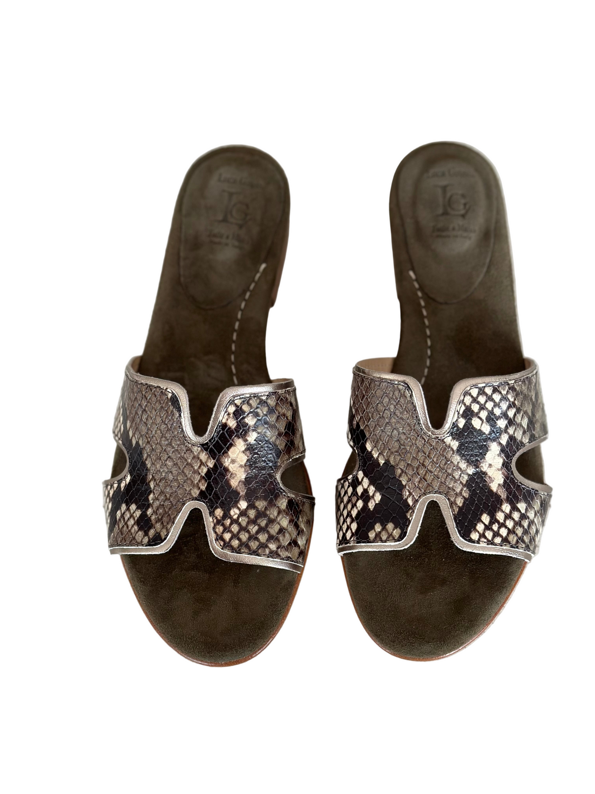 Luca Grossi Slide Luxor Snakeskin G628S