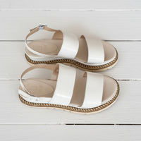 Luca Grossi Sandal White Platform H11OS