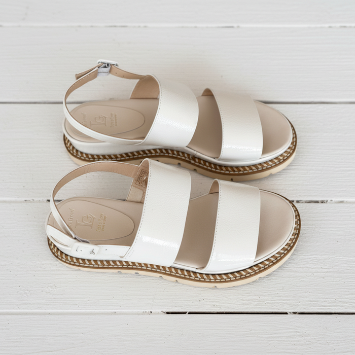 Luca Grossi Sandal White Platform H11OS