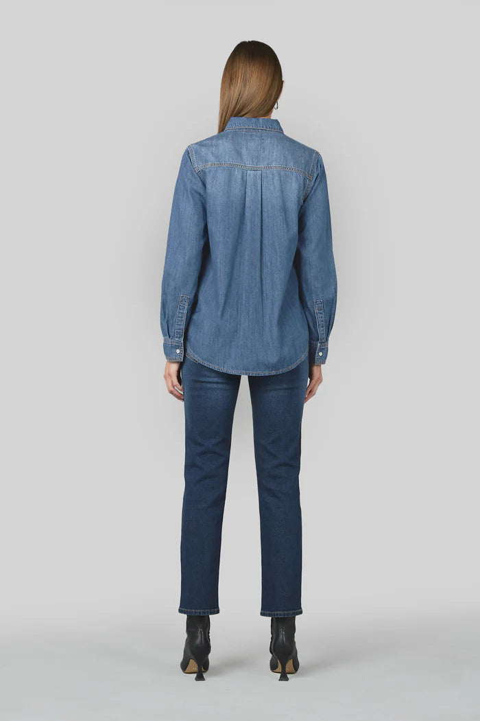 Dricoper Jeans Della Slim Straight Leg Astro Blue