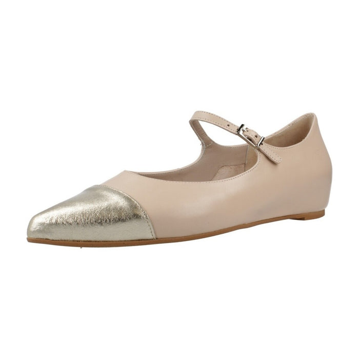 Wonders Shoe Pale pink ballet flat with wedge A-3820
