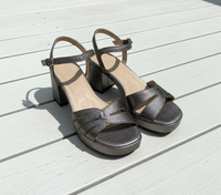 Wonders Shoe High Heel Pewter G-6810