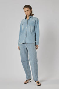 Dricoper Shirt Tahiti Sunbleach Denim