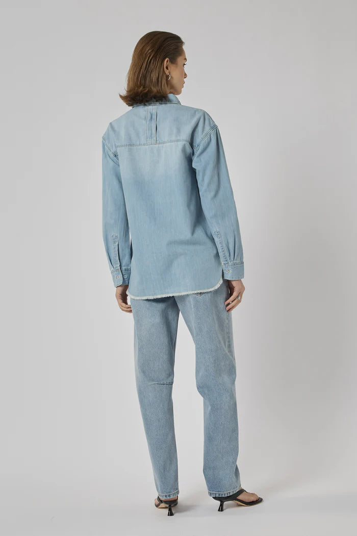 Dricoper Shirt Tahiti Sunbleach Denim