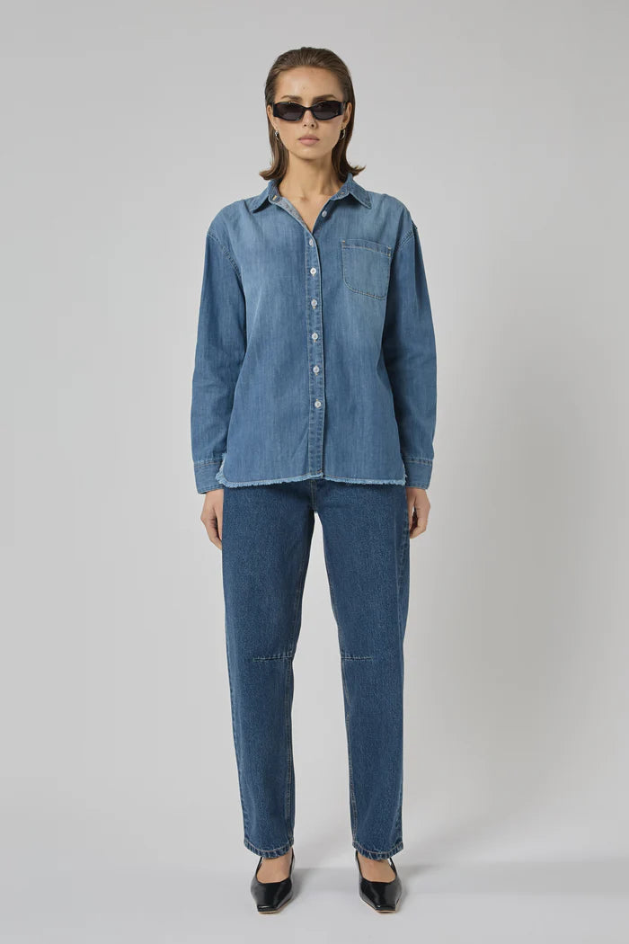 Dricoper Shirt Tahiti Pacific Blue Denim