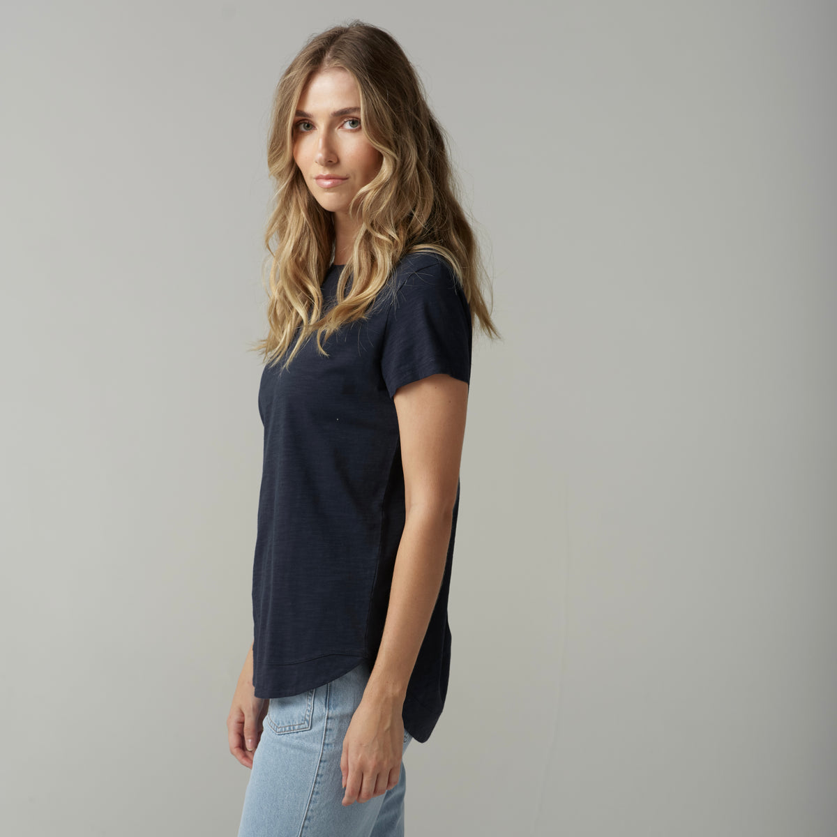 Cloth Paper Scissors Tee S/S Parisian Navy C13002