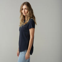 Cloth Paper Scissors Tee S/S Parisian Navy C13002