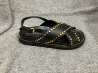 Elvio Zanon Sandal Cross Over Black