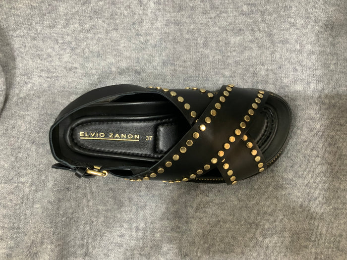 Elvio Zanon Sandal Cross Over Black