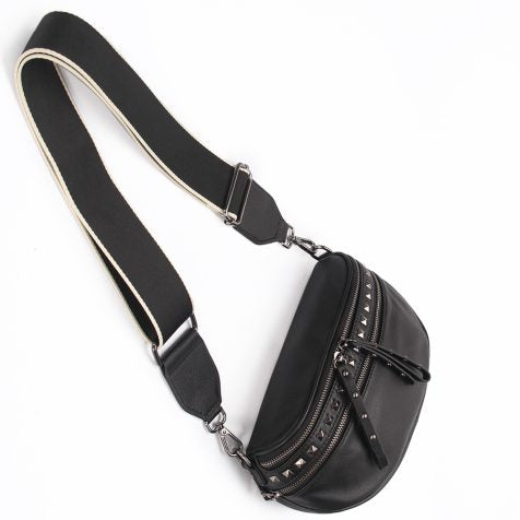 Hi Ho Bag Stud Black Gunmetal