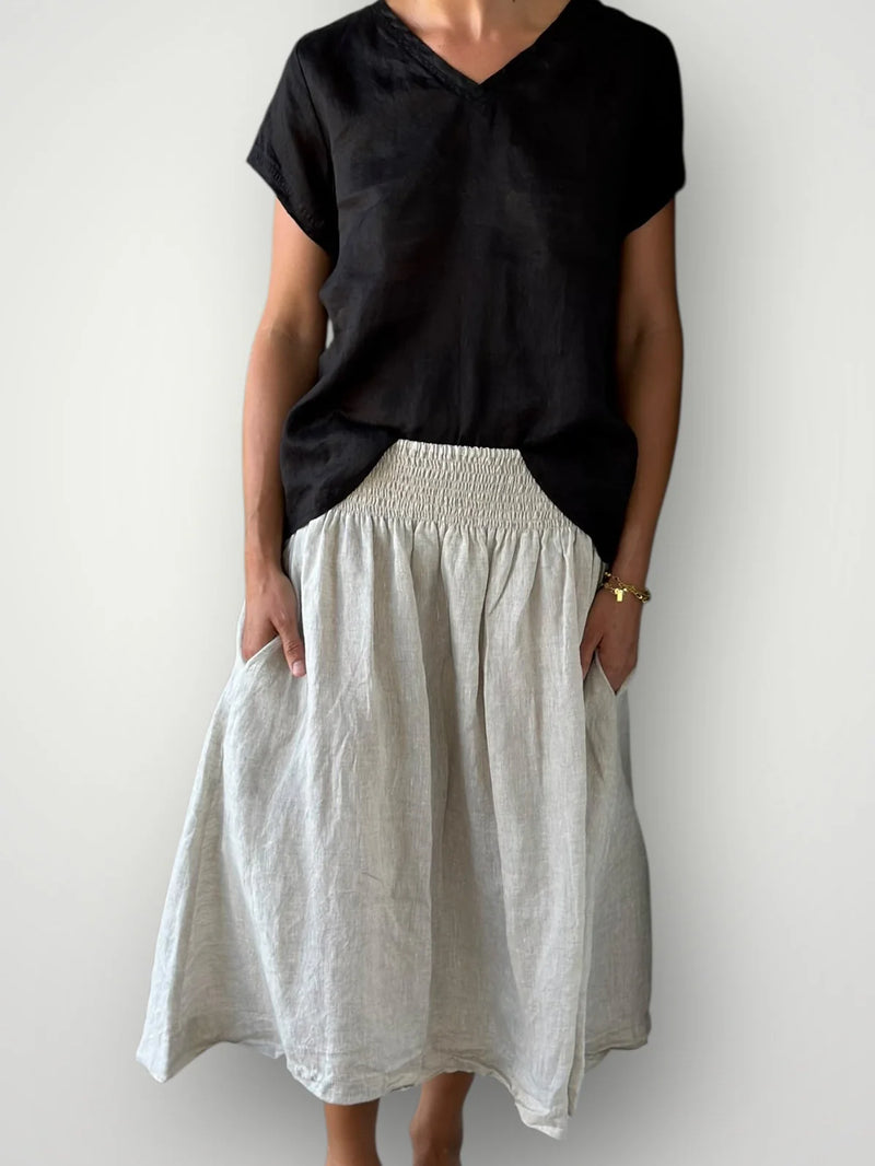 Frockk Skirt Lola Natural Linen