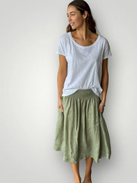 Frockk Skirt Lola Sage Linen