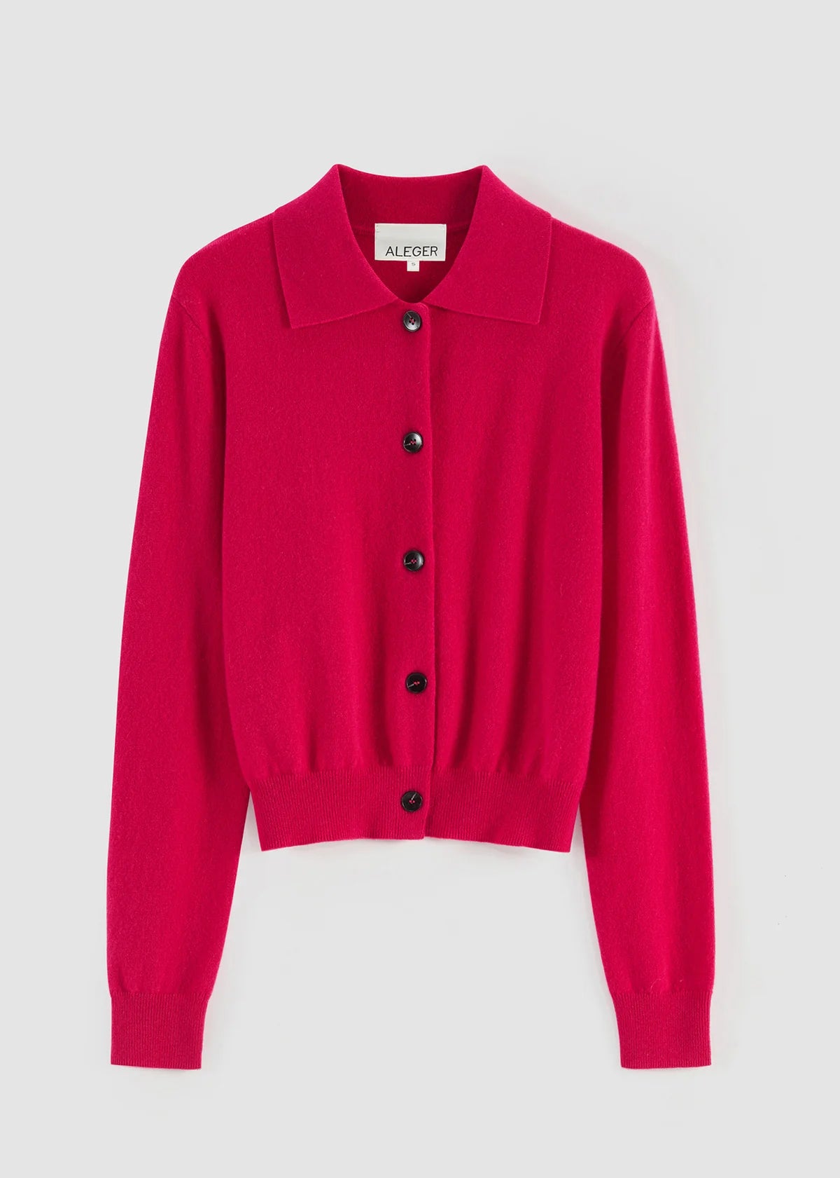 Aleger Cardigan Cashmere Blend Fushia N.491