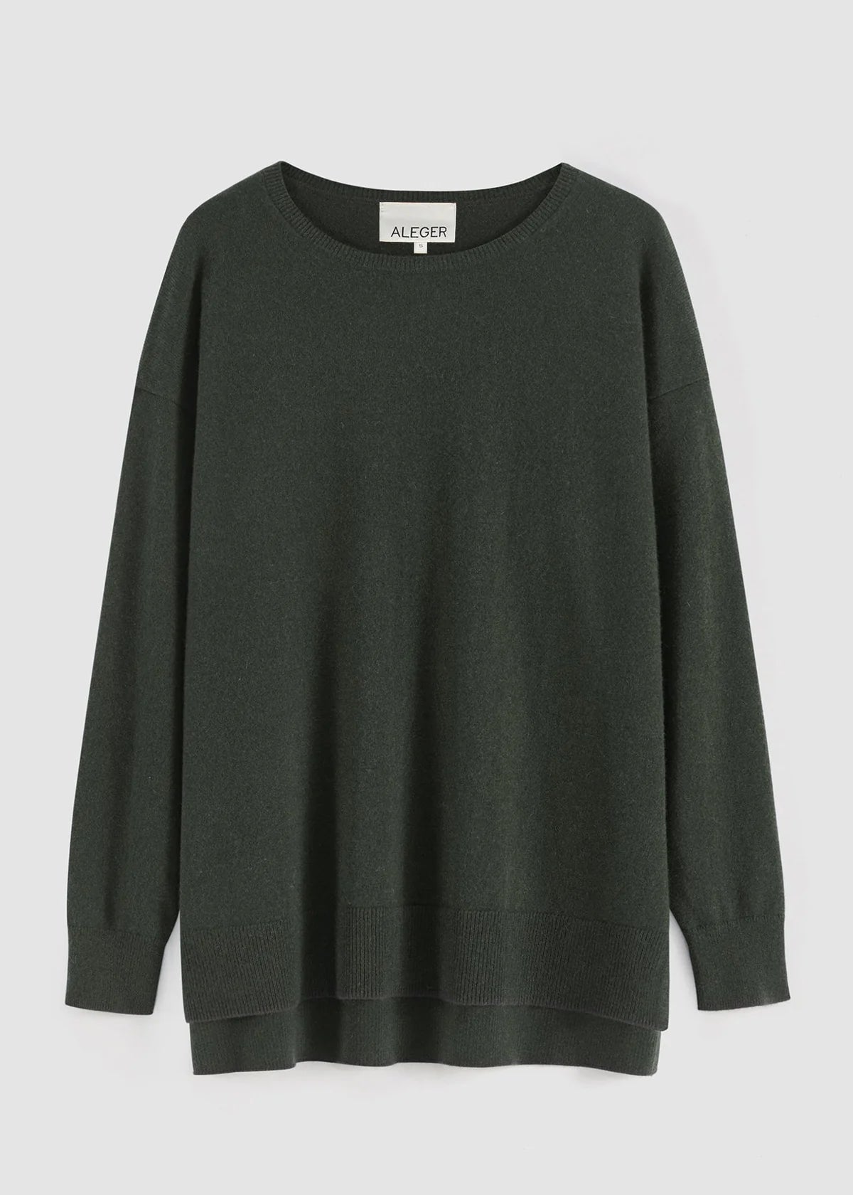 Aleger Sweater Cashmere Blend Kale N.375