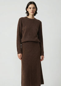 Aleger Skirt Brushed Wool/Cashmere Mink 899