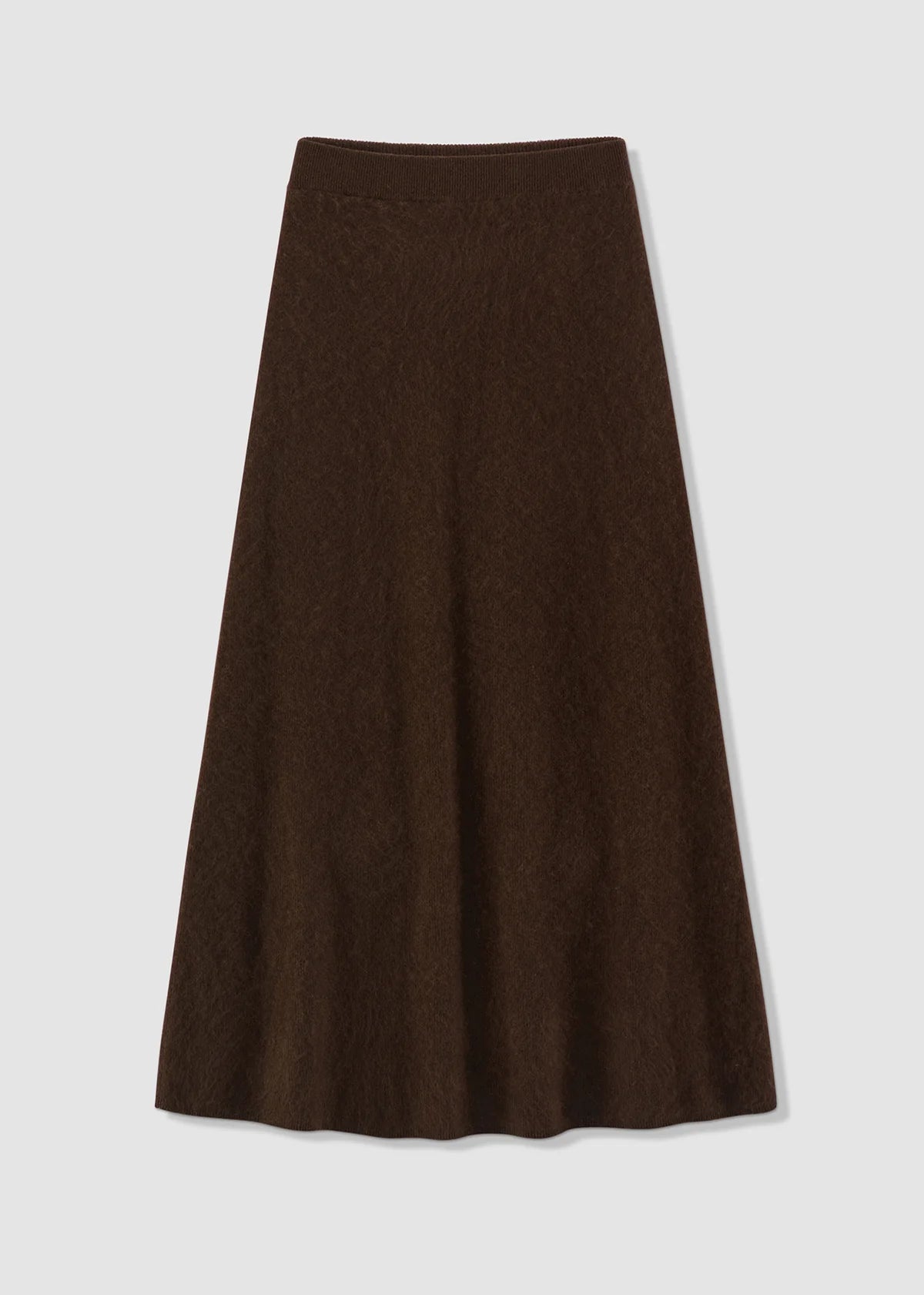 Aleger Skirt Brushed Wool/Cashmere Mink 899