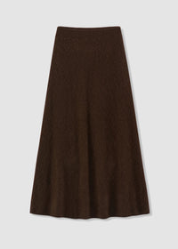 Aleger Skirt Brushed Wool/Cashmere Mink 899