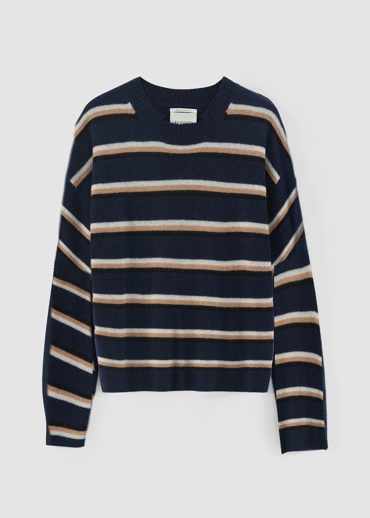 Aleger Jumper Arcadia Stripe Navy/Beige/Cream 294