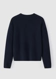 Aleger Jumper Brushed Wool/Cashmere L/S Ink 659