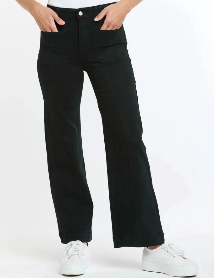 Italian Star Jeans Bobbi Black 7/8