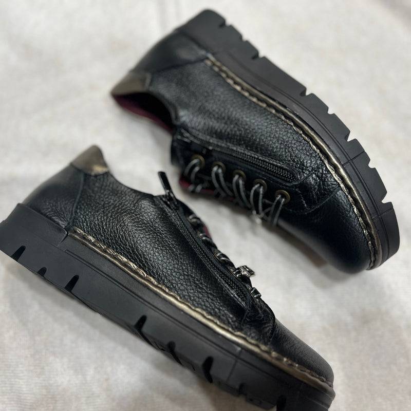 Jose Saenz Black/Bronze Sneaker 2001-BGBG1
