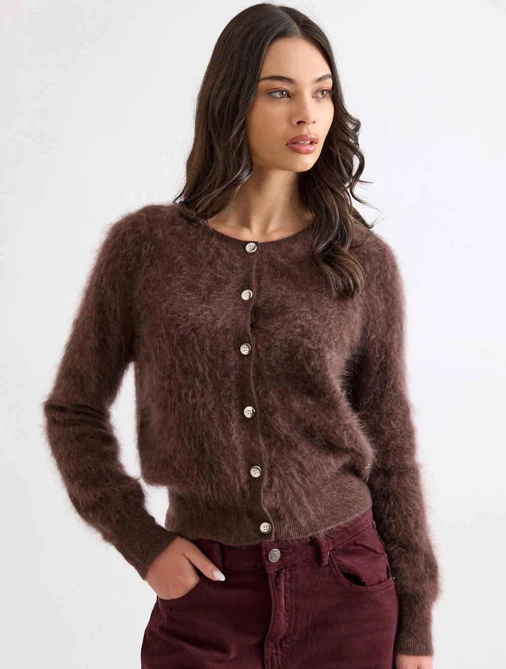 Mia Fratino Cardigan Sierra Chocolate 25902