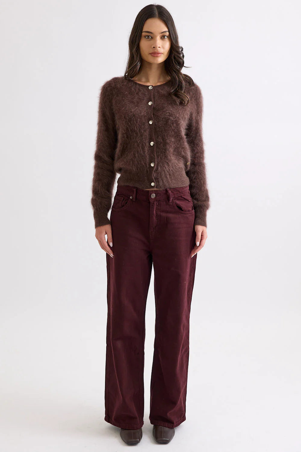 Mia Fratino Cardigan Sierra Chocolate 25902