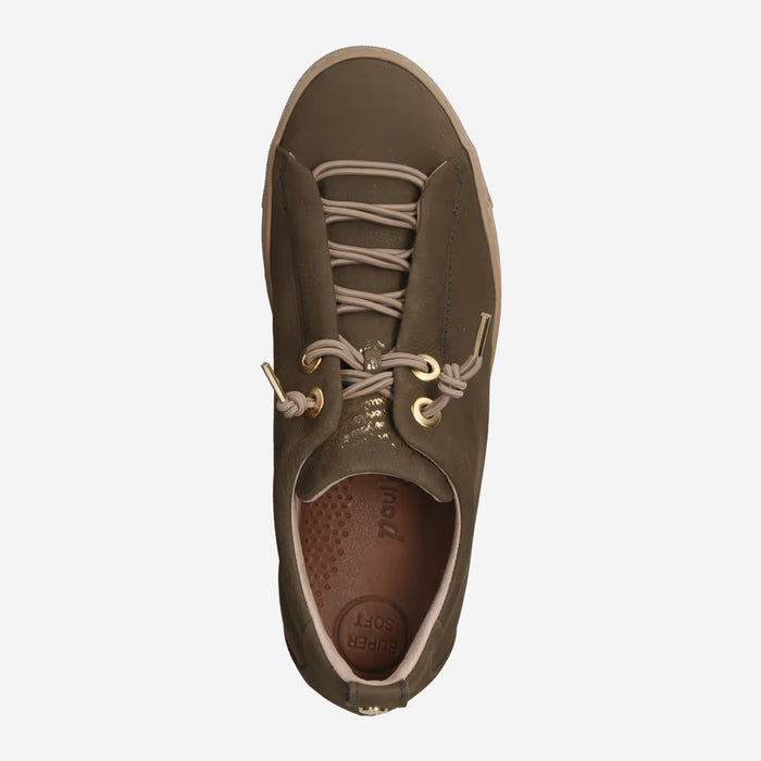 Paul green nubuk military sneaker 5017-254