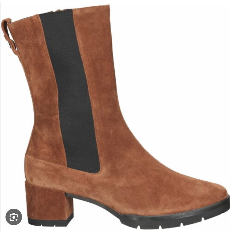 Hogl Long Ankle Boot Rust Suede