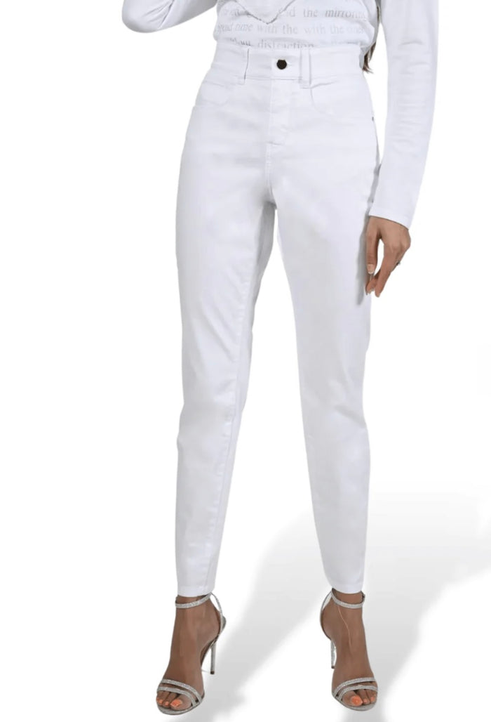 Frank Lyman White Denim 213126U