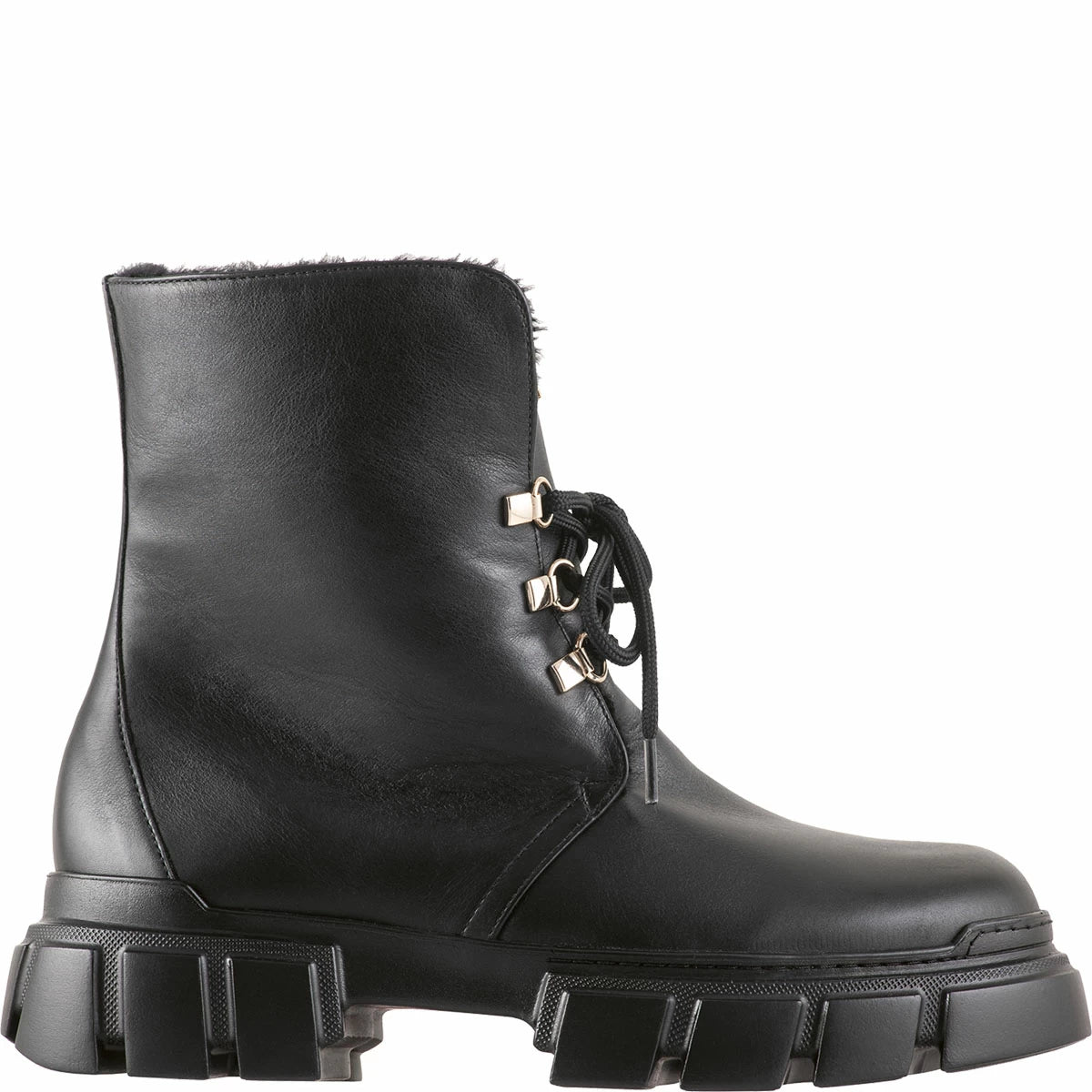 Hogl Black Inner Sheepskin Boot 2745