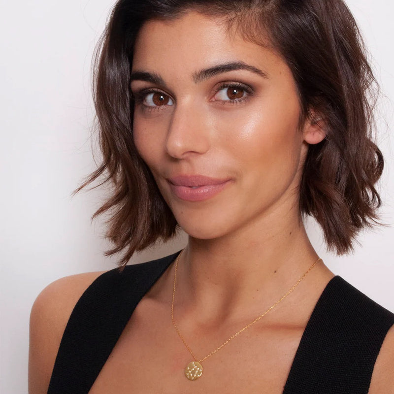 Zahar Gemini Gold Star Sign Necklace
