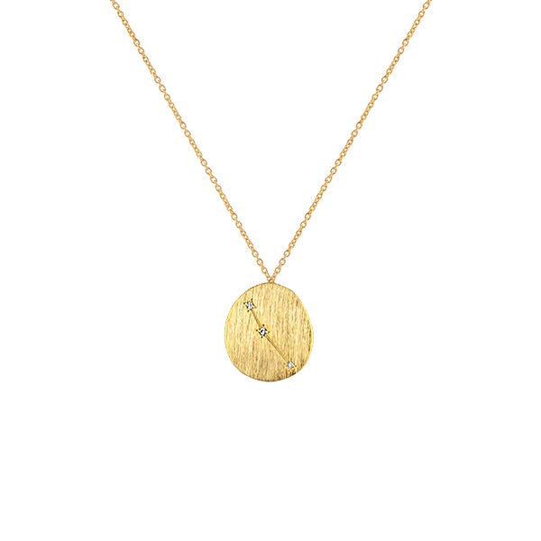 Zahar Aries Gold Star Sign Necklace