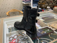 Laura Bellariva Black Buckle Boot