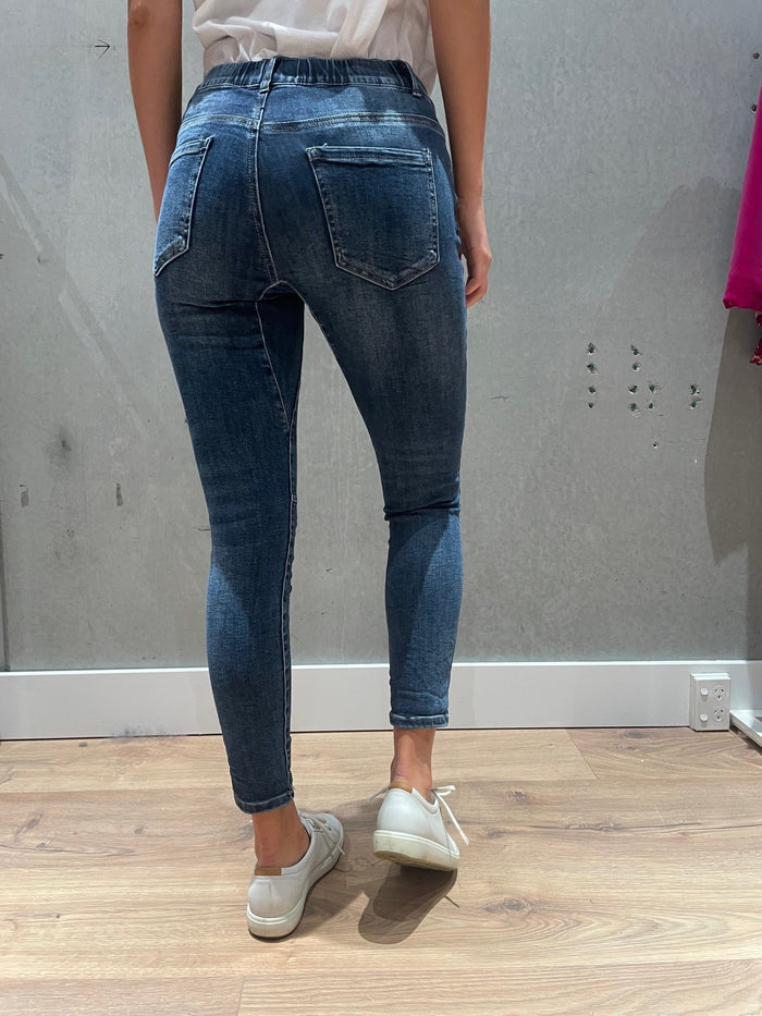 Italian Star Emma Dark Denim 7228
