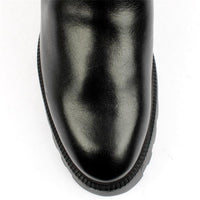 Wonders Black Slip On Ankle Boot C7203