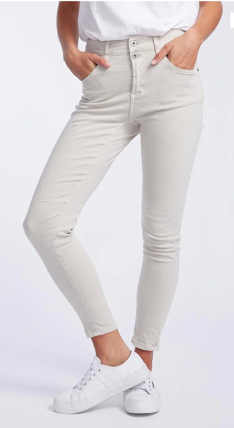 Italian Star Emma Jeans Beige 8202