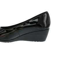 Neo Black Patent Leather Wedge Pump 6700CINE