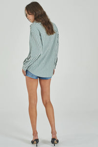 Dricoper Tilbury Stripe Shirt Green DD3410