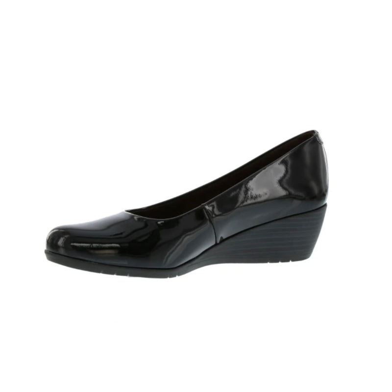 Neo Black Patent Leather Wedge Pump 6700CINE