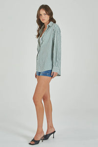 Dricoper Tilbury Stripe Shirt Green DD3410