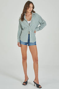 Dricoper Tilbury Stripe Shirt Green DD3410