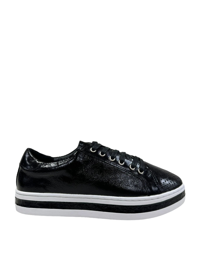 Alfie and Evie Sneaker Paradise Black Patent