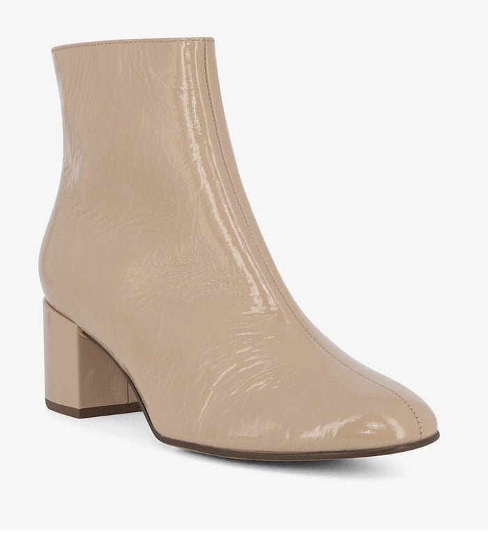 Hogl Patent Leather Ankle Boot Nude
