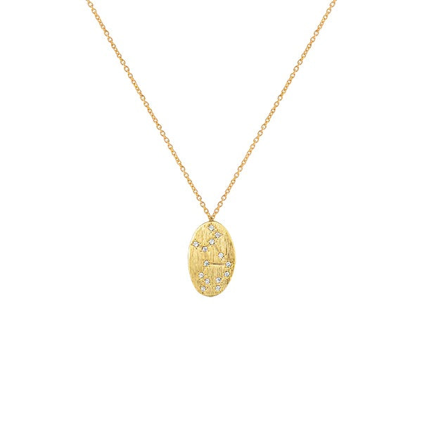 Zahar Virgo Gold Star Sign Necklace